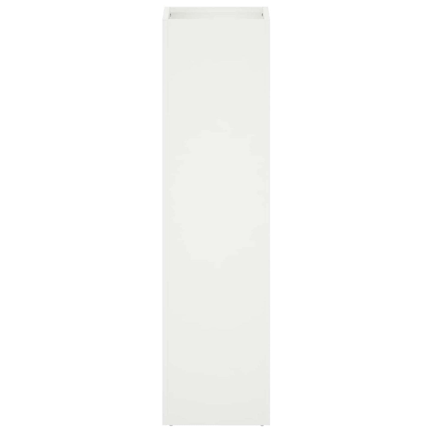 Plantenbak 2 st Wit 20 x 20 x 75 cm Koudgewalst staal