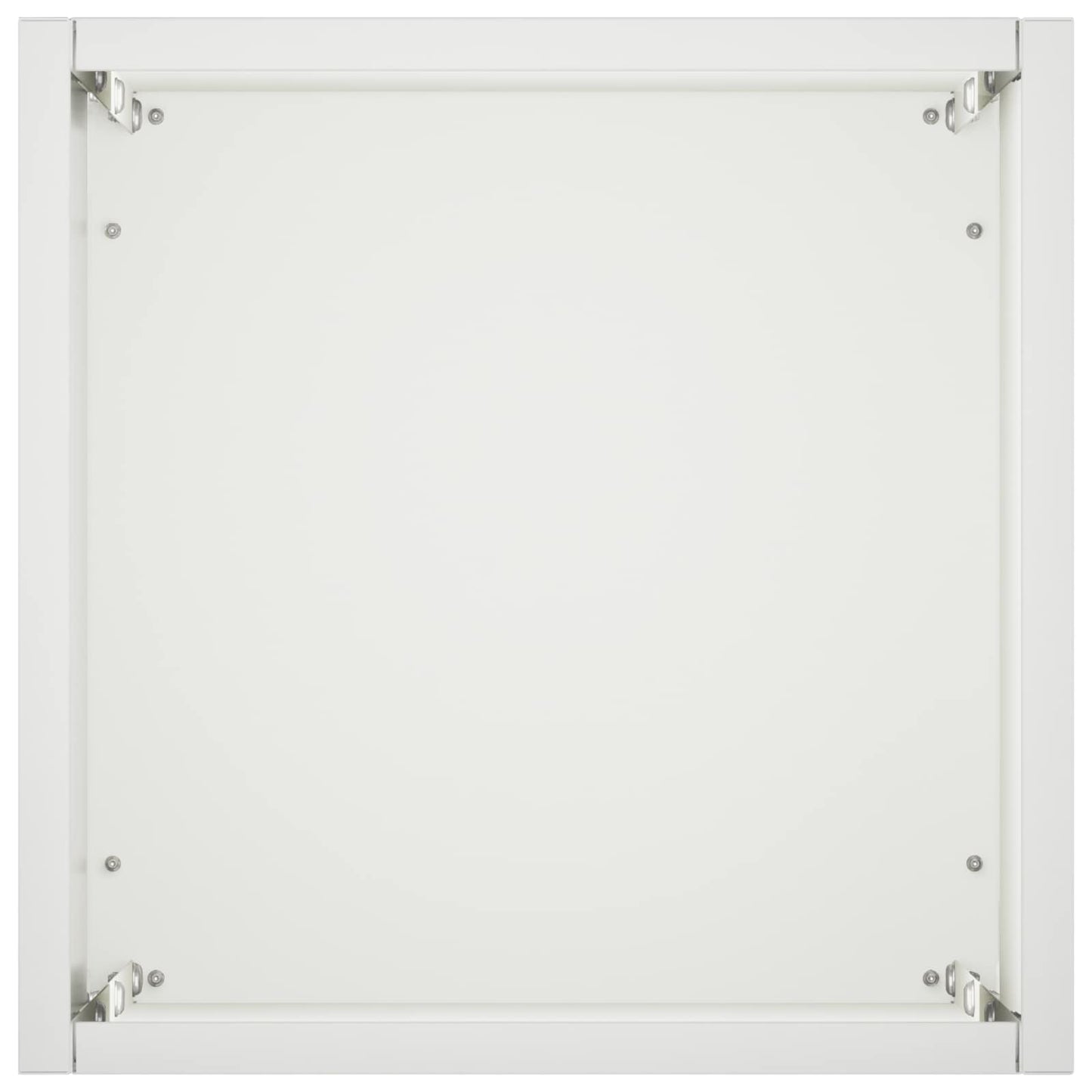 Plantenbak 2 st Wit 20 x 20 x 75 cm Koudgewalst staal