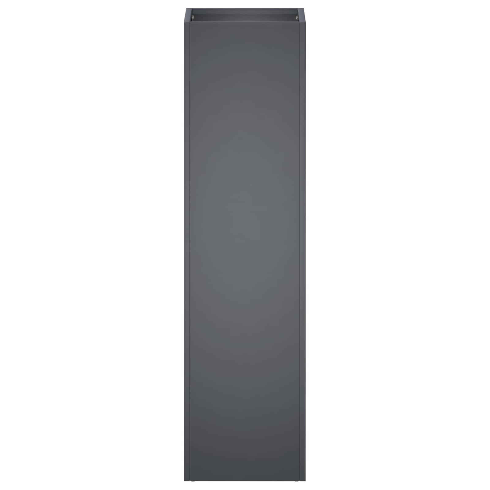 Plantenbak Antraciet 20 x 20 x 75 cm Koudgewalst staal