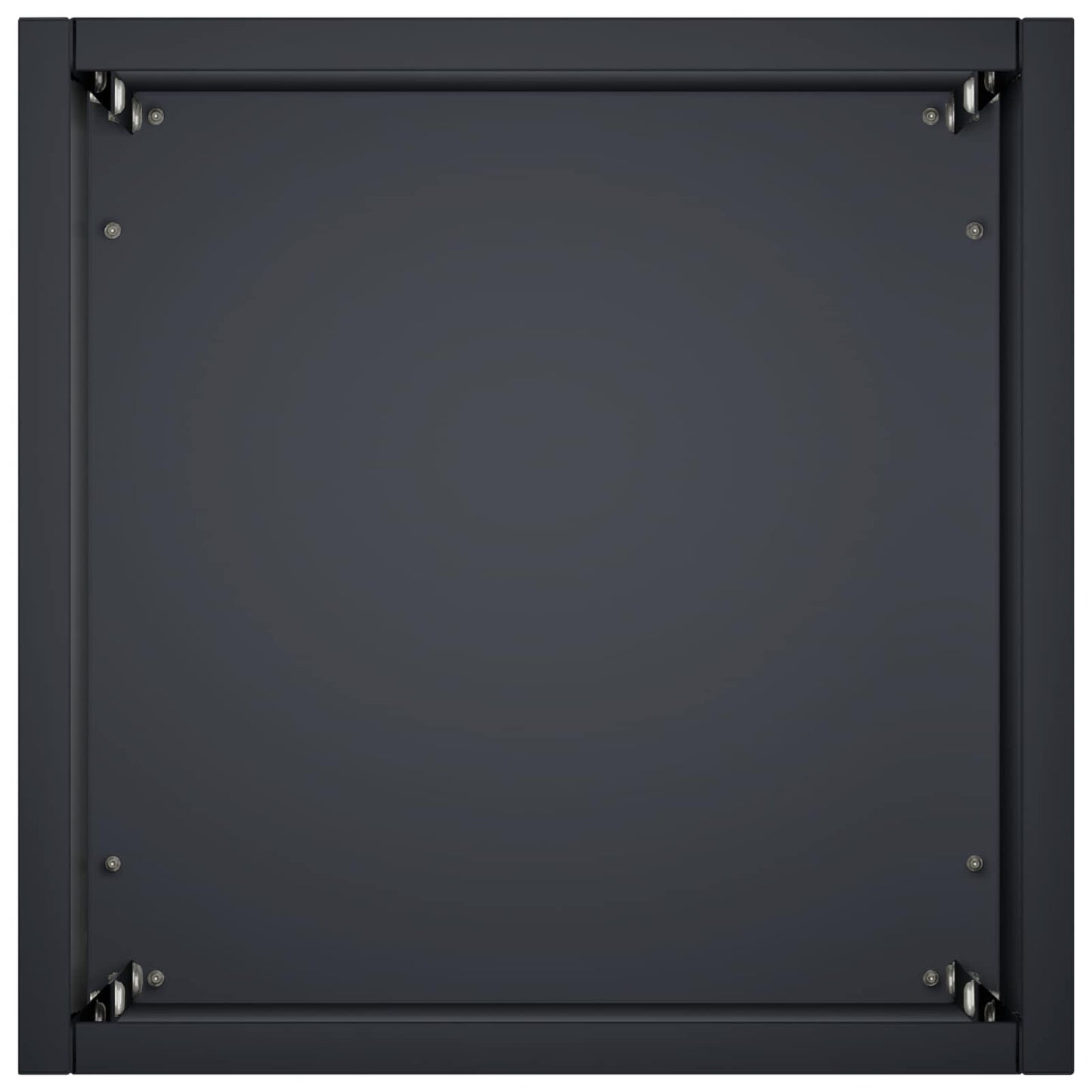 Plantenbak 2 st Antraciet 20 x 20 x 75 cm Koudgewalst staal