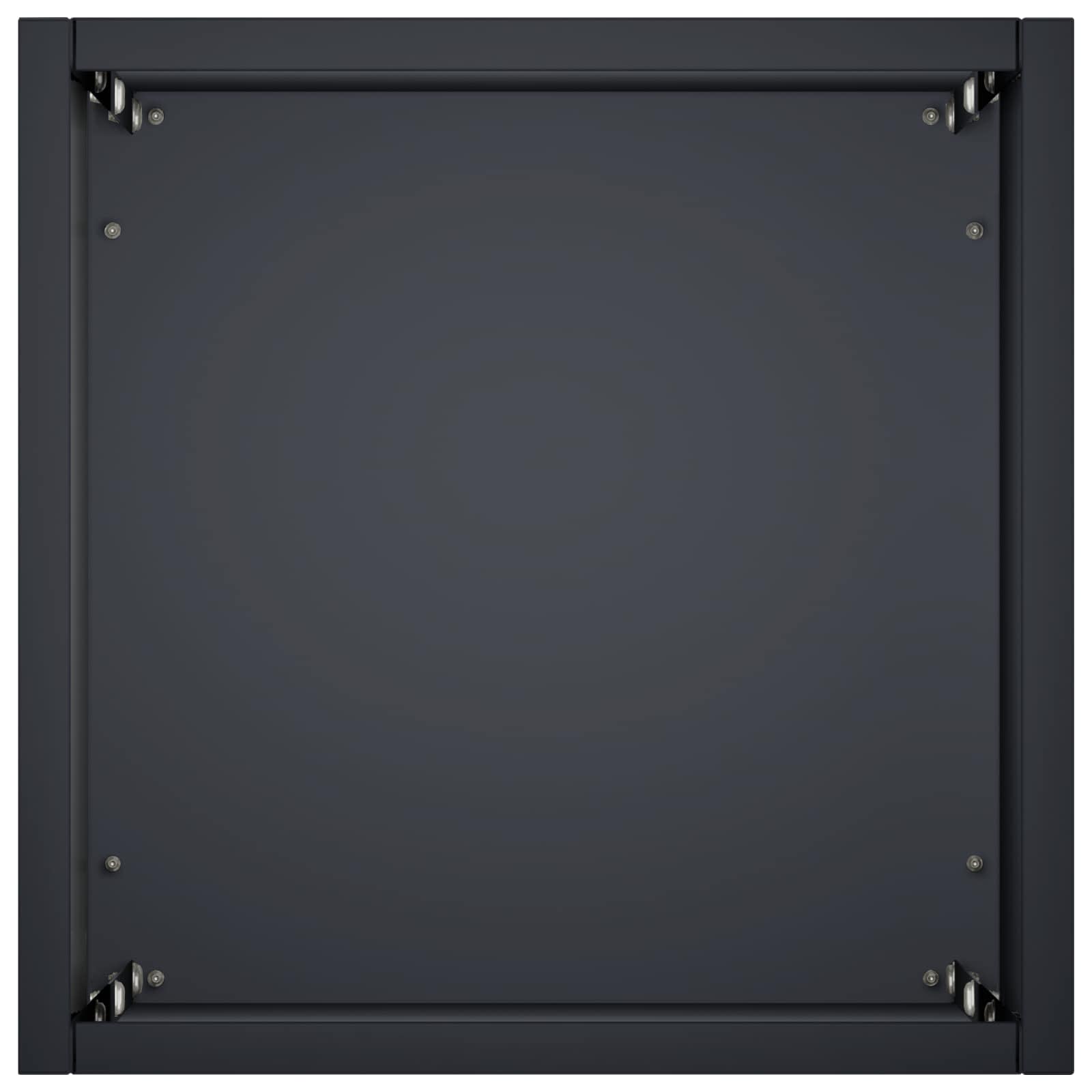 Plantenbak 2 st Antraciet 20 x 20 x 75 cm Koudgewalst staal