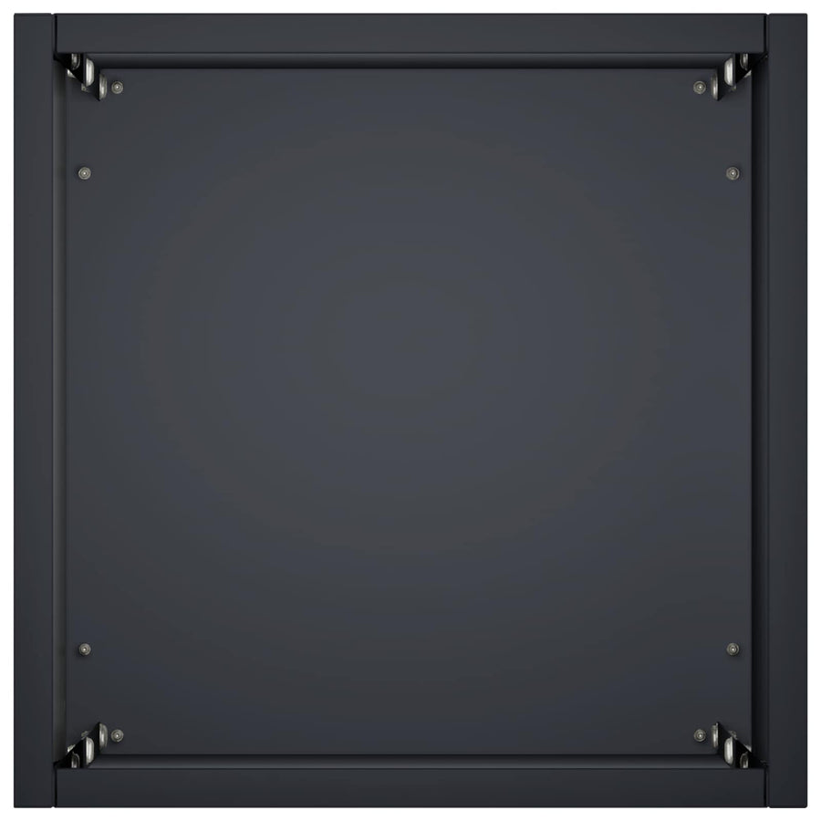 Plantenbak 2 st Antraciet 20 x 20 x 75 cm Koudgewalst staal