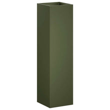 Plantenbak Olijfgroen 20 x 20 x 75 cm Koudgewalst staal