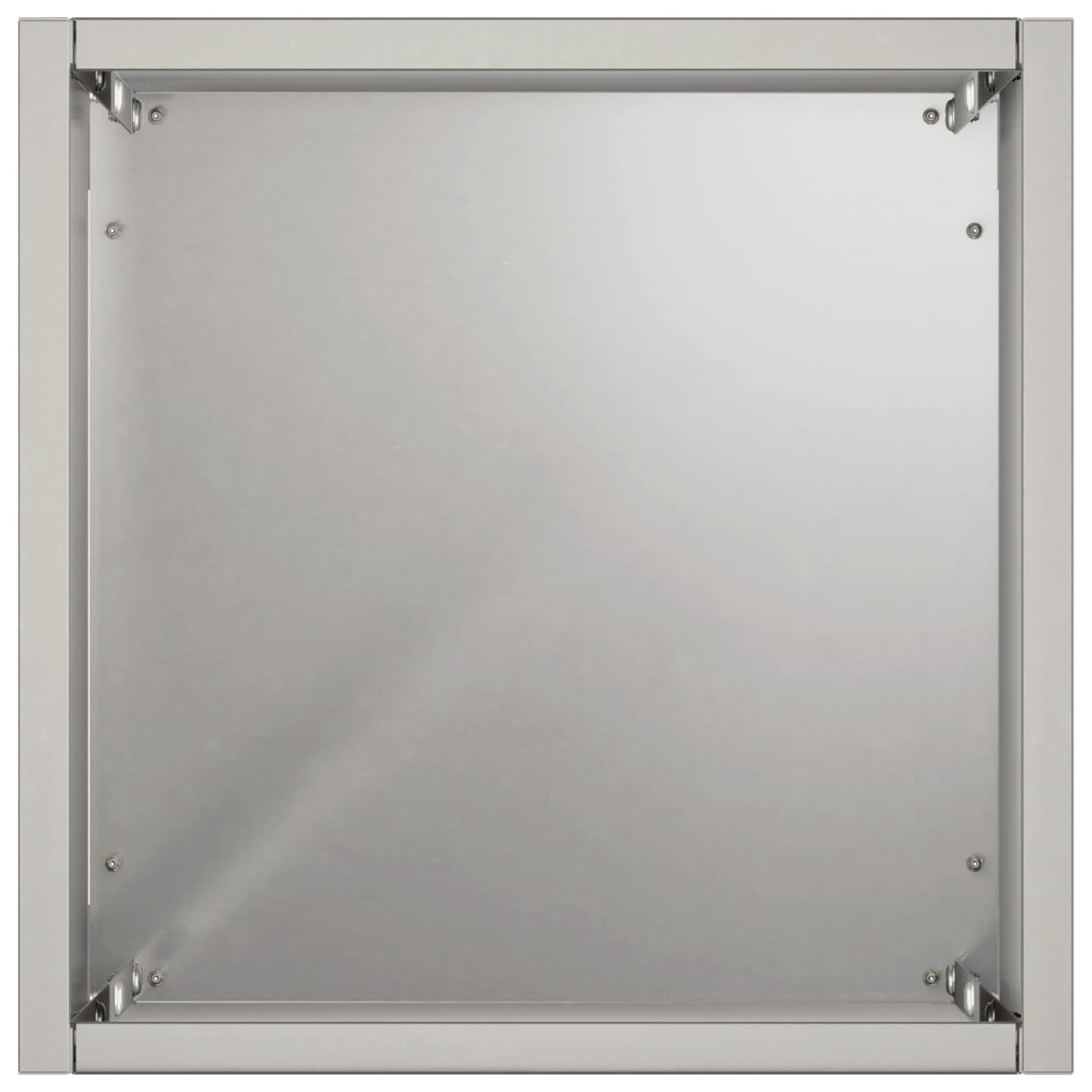 Plantenbak zilver 20 x 20 x 75 cm Roestvrij staal