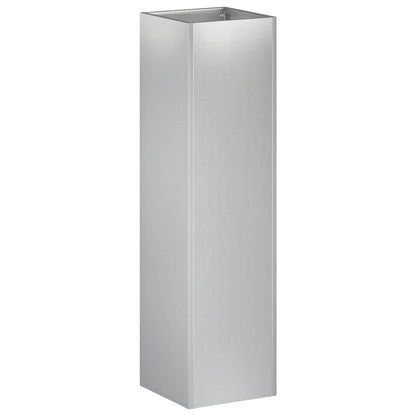 Plantenbak zilver 20 x 20 x 75 cm Gegalvaniseerd staal
