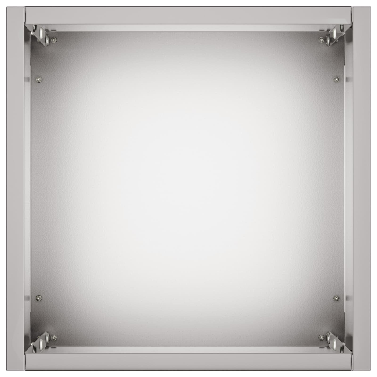 Plantenbak zilver 20 x 20 x 75 cm Gegalvaniseerd staal