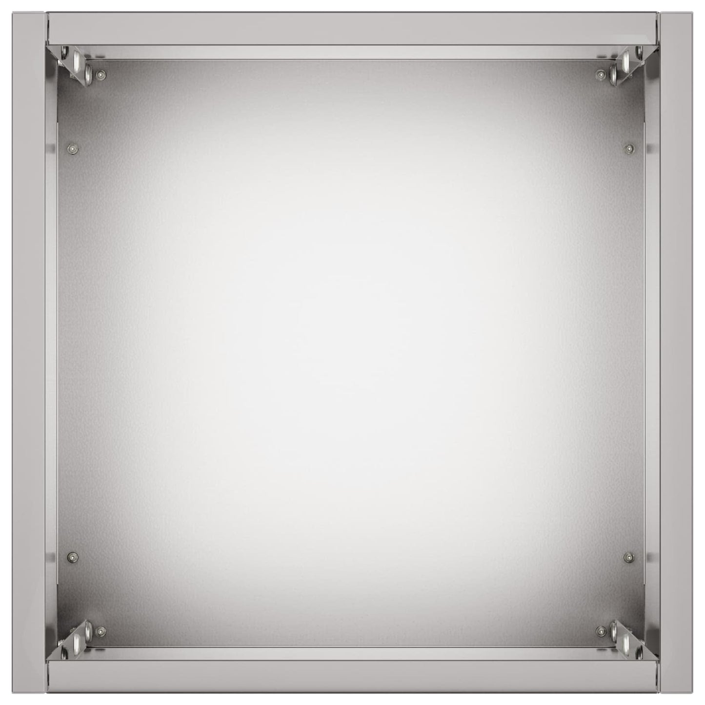 Plantenbak 2 st zilver 20 x 20 x 75 cm Gegalvaniseerd staal