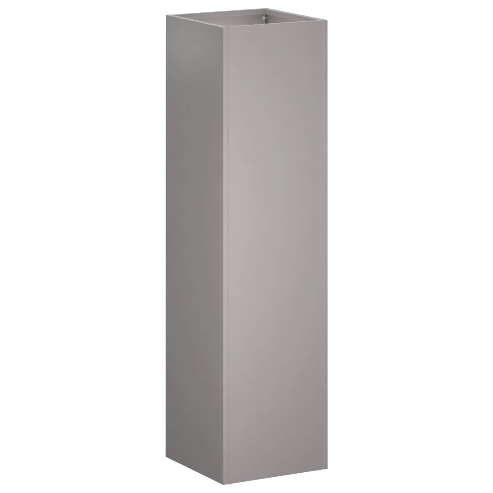 Plantenbak 2 st Roestkleurig 20 x 20 x 75 cm weervast staal