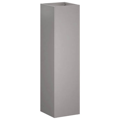 Plantenbak 2 st Roestkleurig 20 x 20 x 75 cm weervast staal