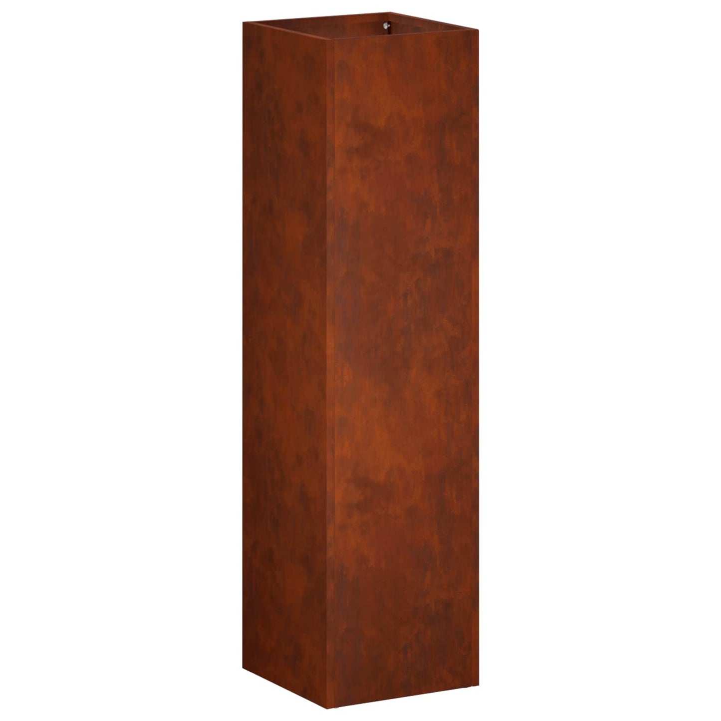 Plantenbak 2 st Roestkleurig 20 x 20 x 75 cm weervast staal