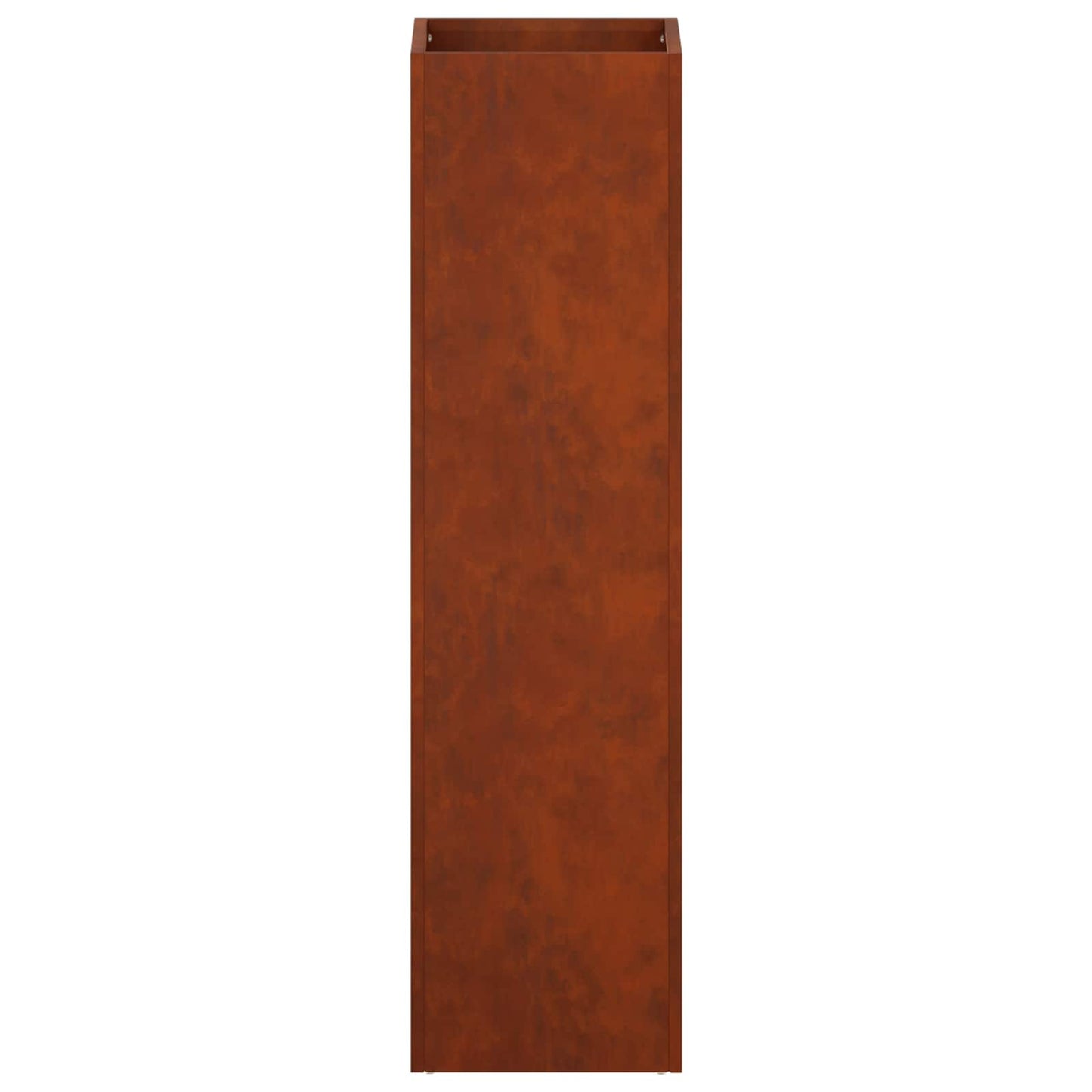 Plantenbak 2 st Roestkleurig 20 x 20 x 75 cm weervast staal