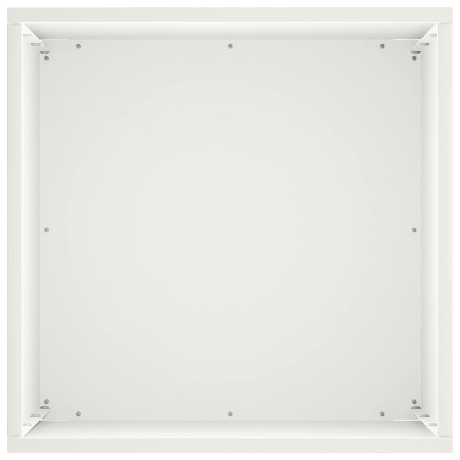 Plantenbak 2 st Wit 30 x 30 x 40 cm Koudgewalst staal