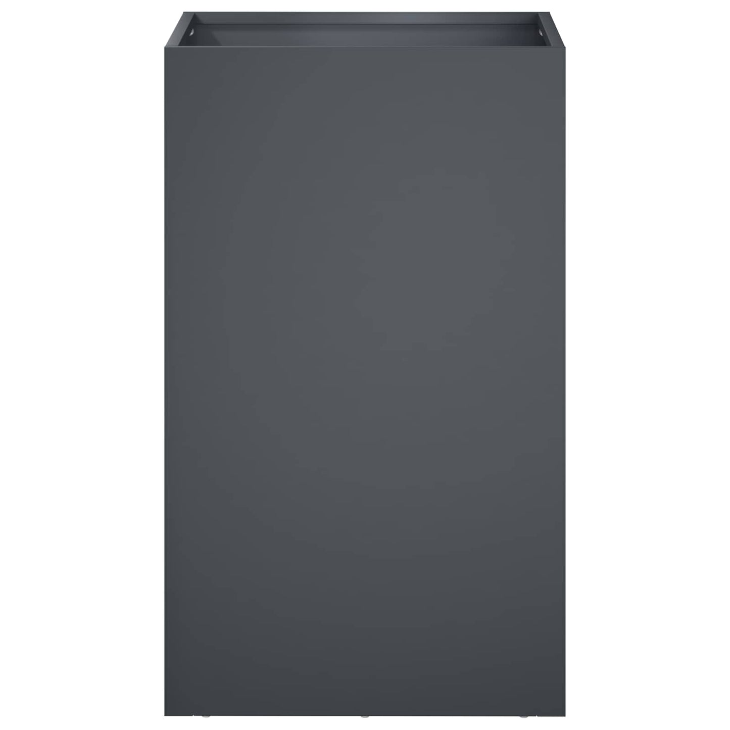 Plantenbak 2 st Antraciet 30 x 30 x 40 cm Koudgewalst staal