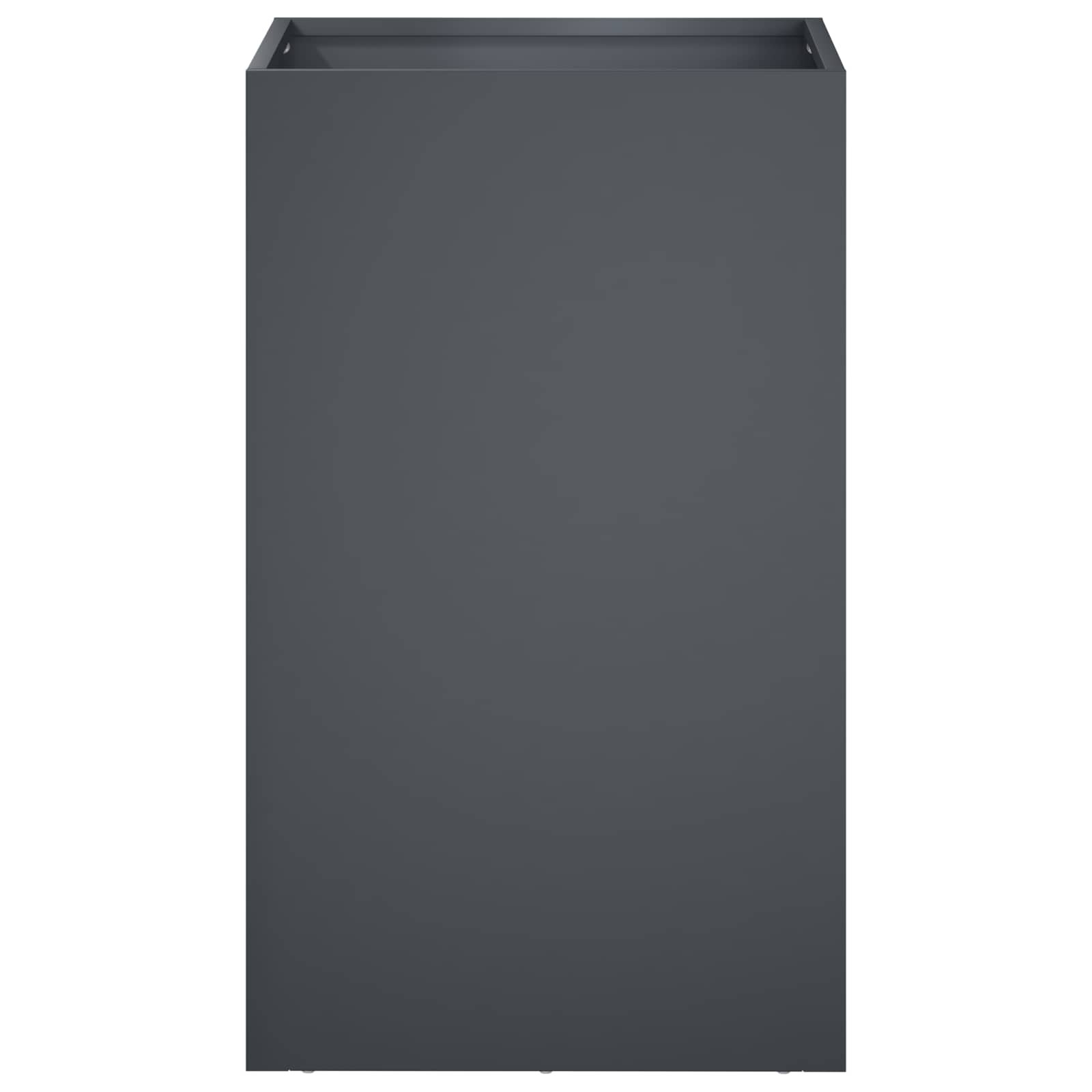 Plantenbak 2 st Antraciet 30 x 30 x 40 cm Koudgewalst staal
