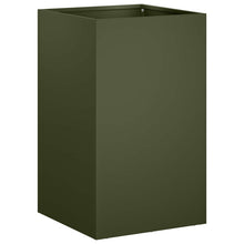 Plantenbak Olijfgroen 30 x 30 x 40 cm Koudgewalst staal
