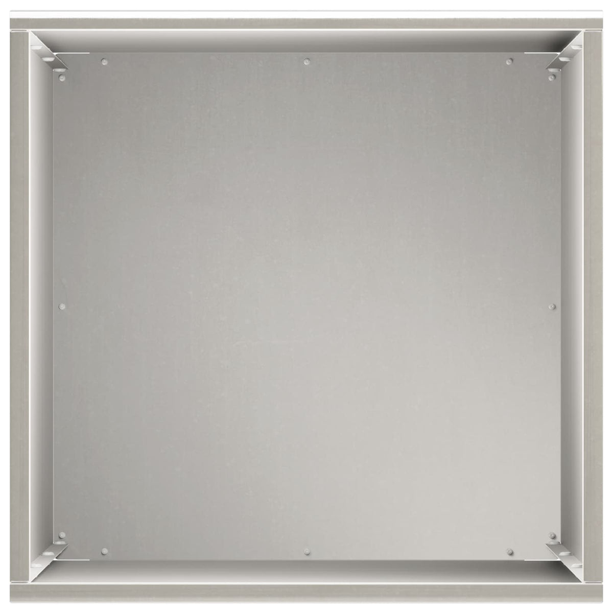 Plantenbak 2 st zilver 30 x 30 x 40 cm Roestvrij staal