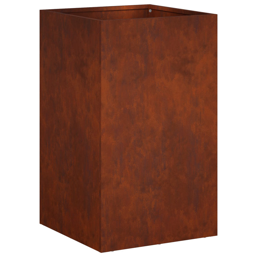 Plantenbak Roestkleurig 30 x 30 x 40 cm weervast staal