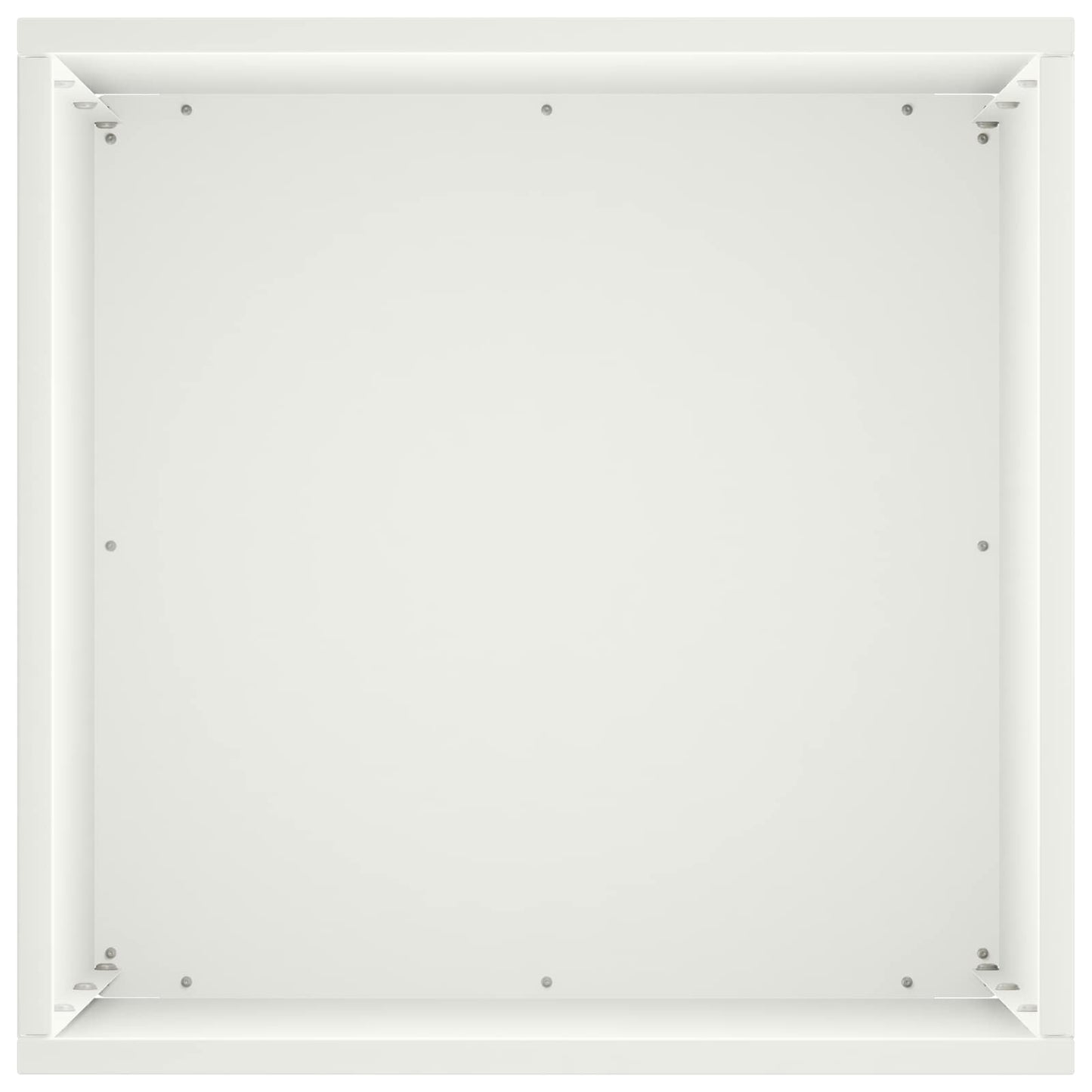 Plantenbak 2 st Wit 30 x 30 x 50 cm Koudgewalst staal