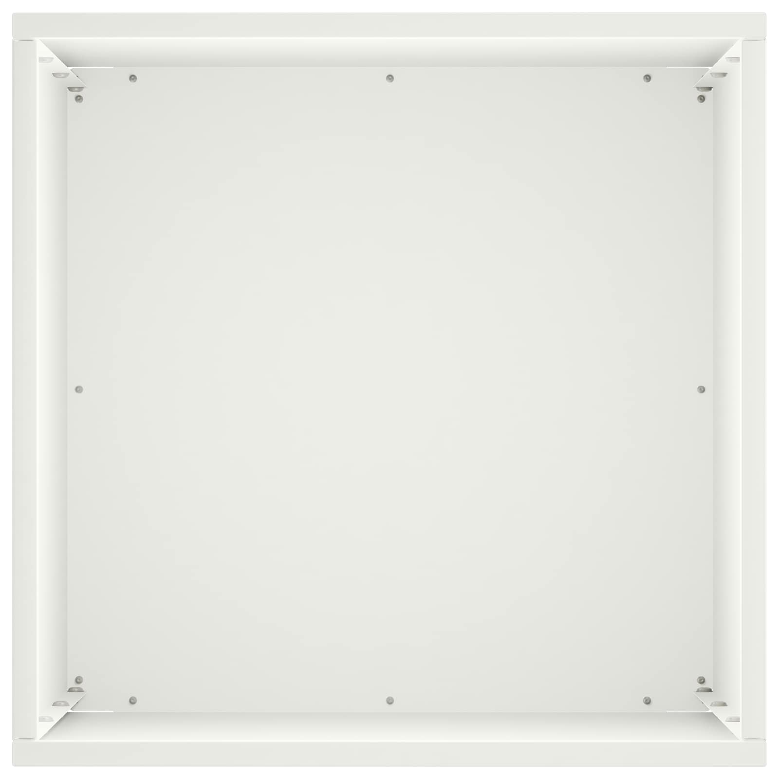 Plantenbak 2 st Wit 30 x 30 x 50 cm Koudgewalst staal