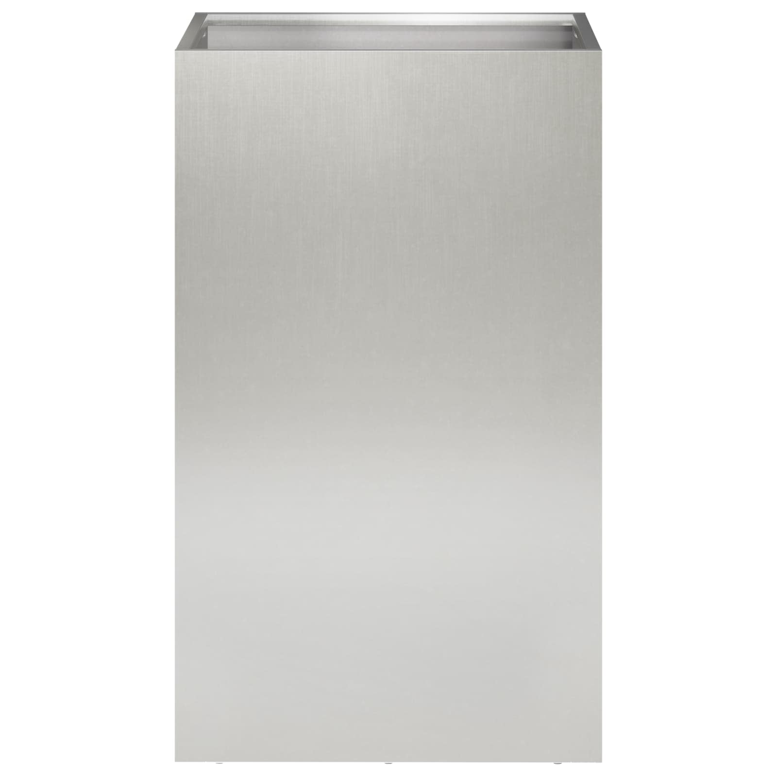 Plantenbak zilver 30 x 30 x 50 cm Roestvrij staal