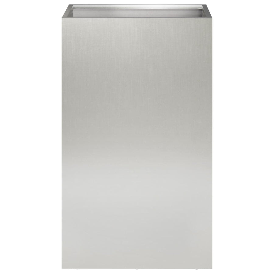 Plantenbak zilver 30 x 30 x 50 cm Roestvrij staal