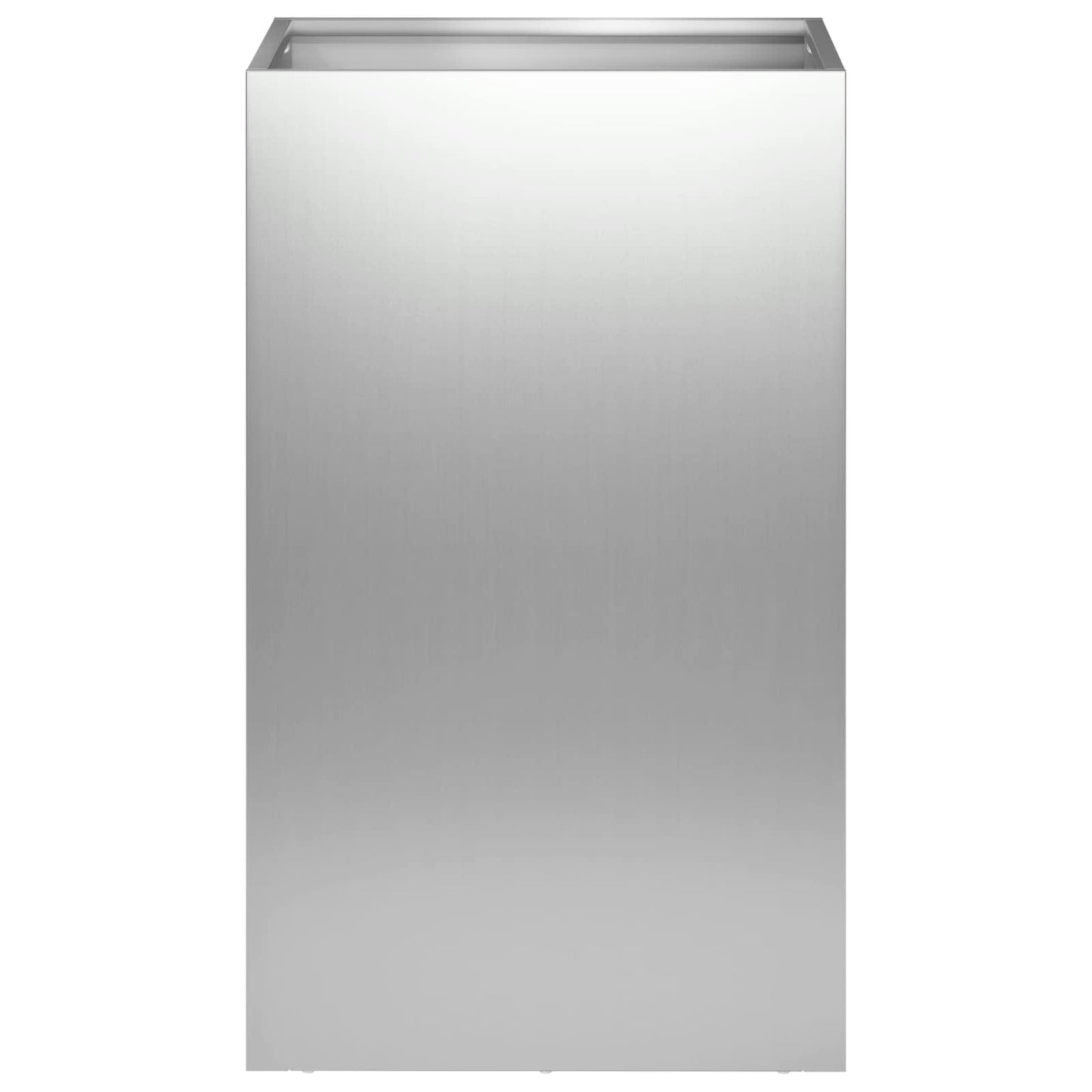Plantenbak zilver 30 x 30 x 50 cm Gegalvaniseerd staal