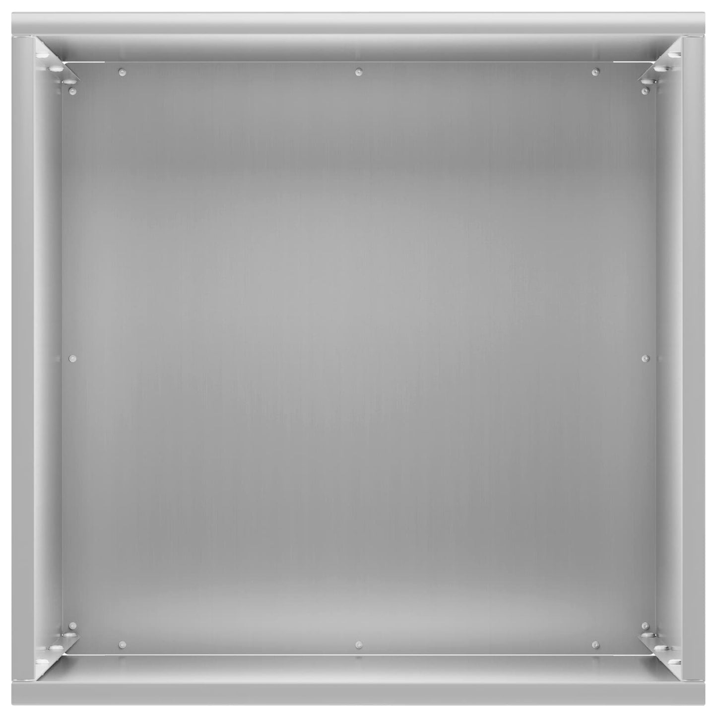 Plantenbak zilver 30 x 30 x 50 cm Gegalvaniseerd staal