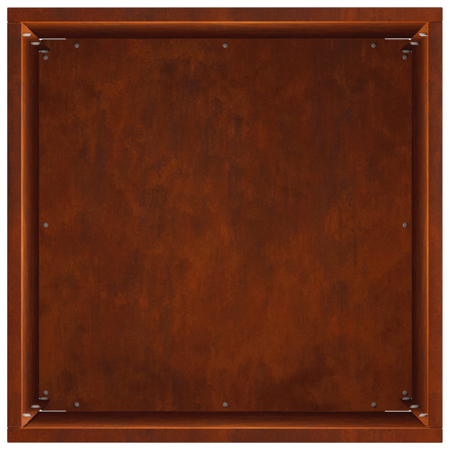 Plantenbak Roestkleurig 30 x 30 x 50 cm weervast staal