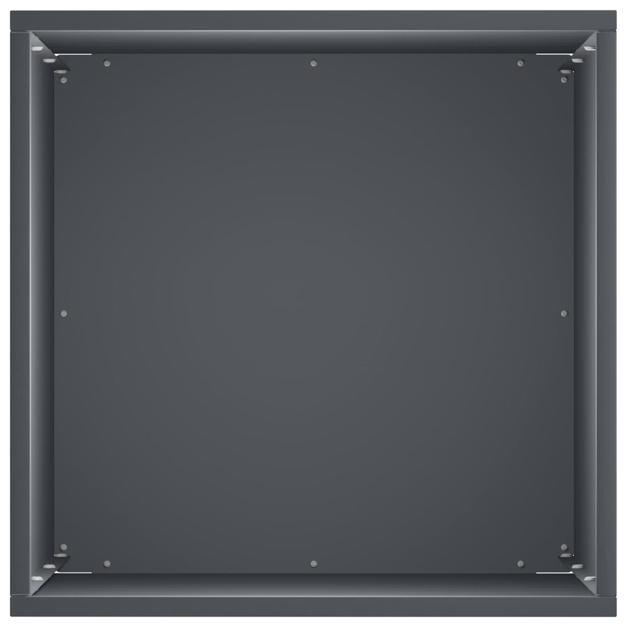 Plantenbak 2 st Antraciet 40 x 40 x 50 cm Koudgewalst staal