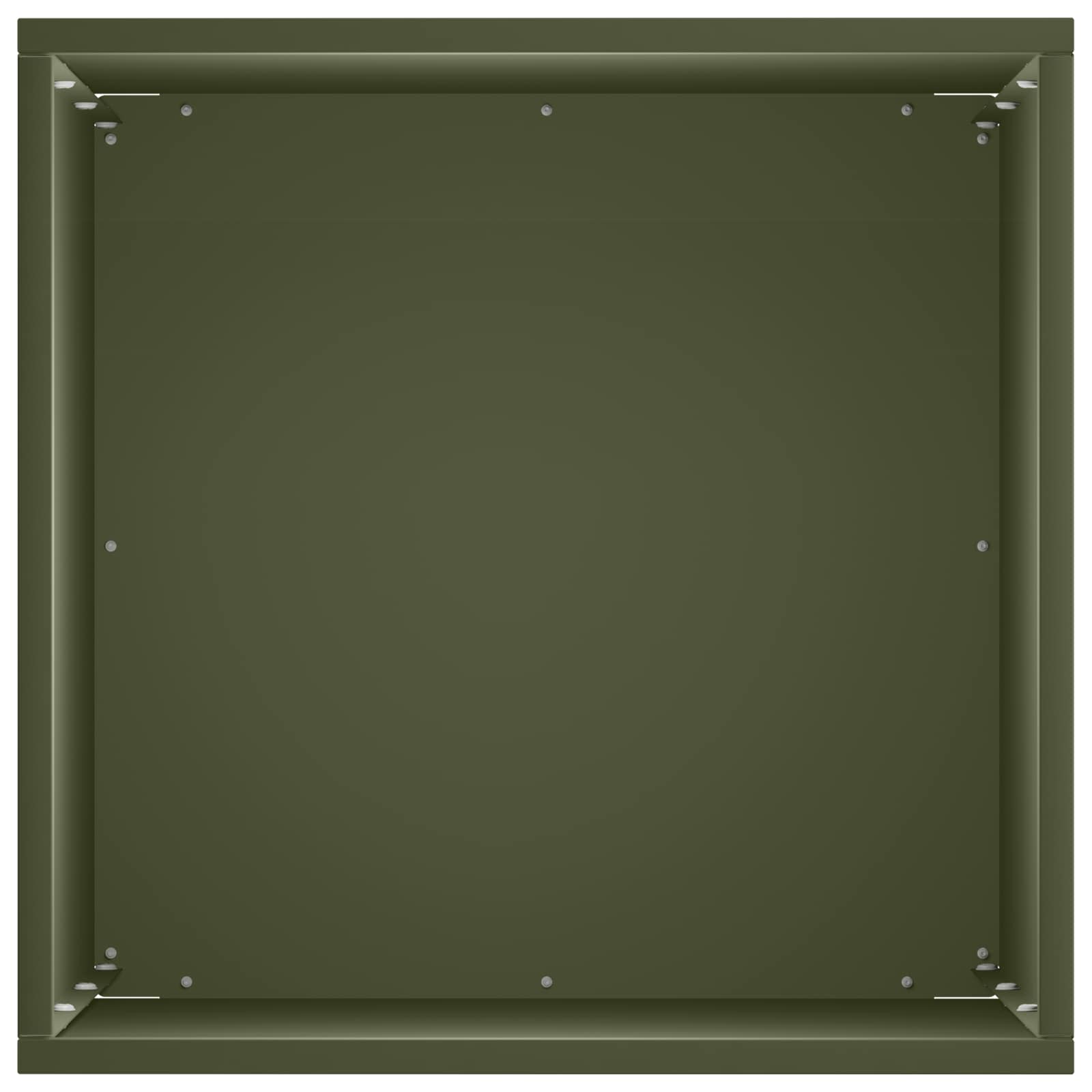 Plantenbak Olijfgroen 40 x 40 x 50 cm Koudgewalst staal