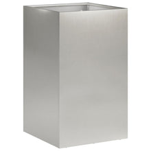Plantenbak zilver 40 x 40 x 50 cm Roestvrij staal