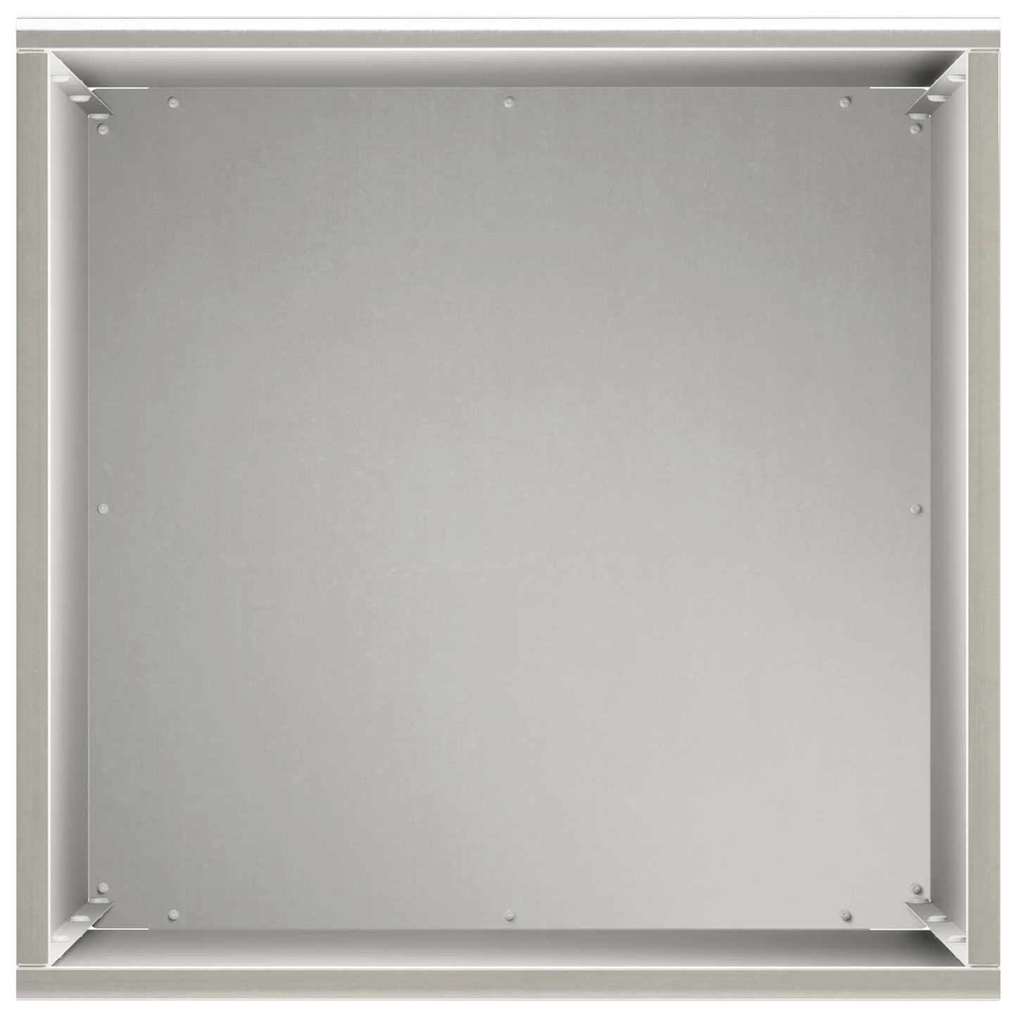 Plantenbak zilver 40 x 40 x 50 cm Roestvrij staal