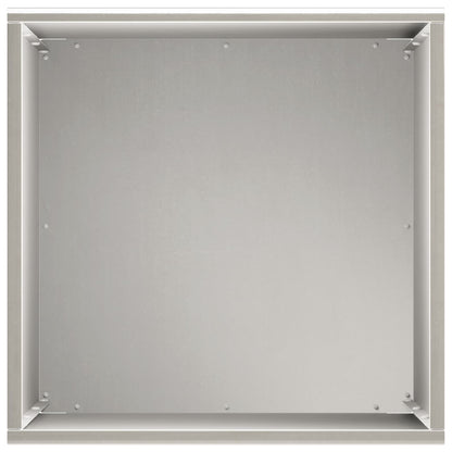 Plantenbak zilver 40 x 40 x 50 cm Roestvrij staal