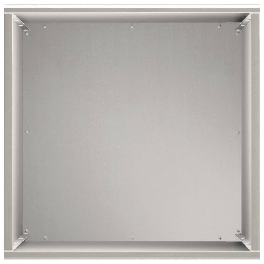Plantenbak zilver 40 x 40 x 50 cm Roestvrij staal
