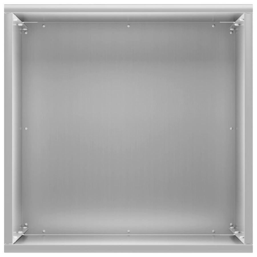 Plantenbak zilver 40 x 40 x 50 cm Gegalvaniseerd staal
