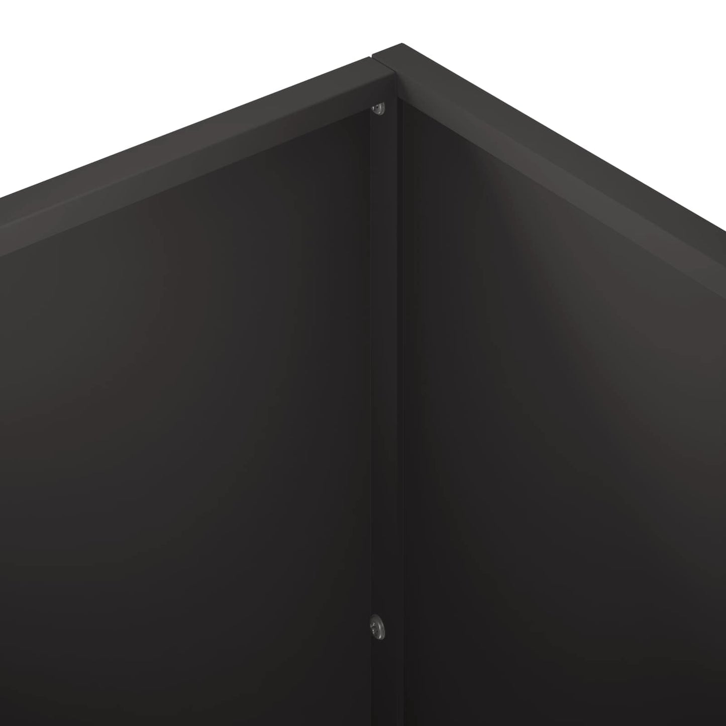 Plantenbak Zwart 40 x 40 x 75 cm Koudgewalst staal