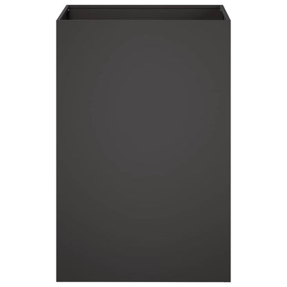 Plantenbak Zwart 40 x 40 x 75 cm Koudgewalst staal