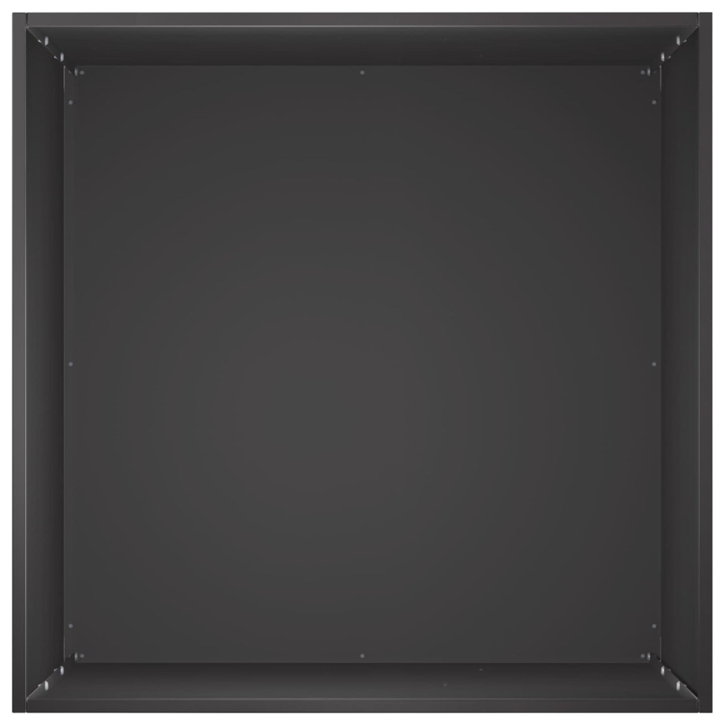Plantenbak Zwart 40 x 40 x 75 cm Koudgewalst staal