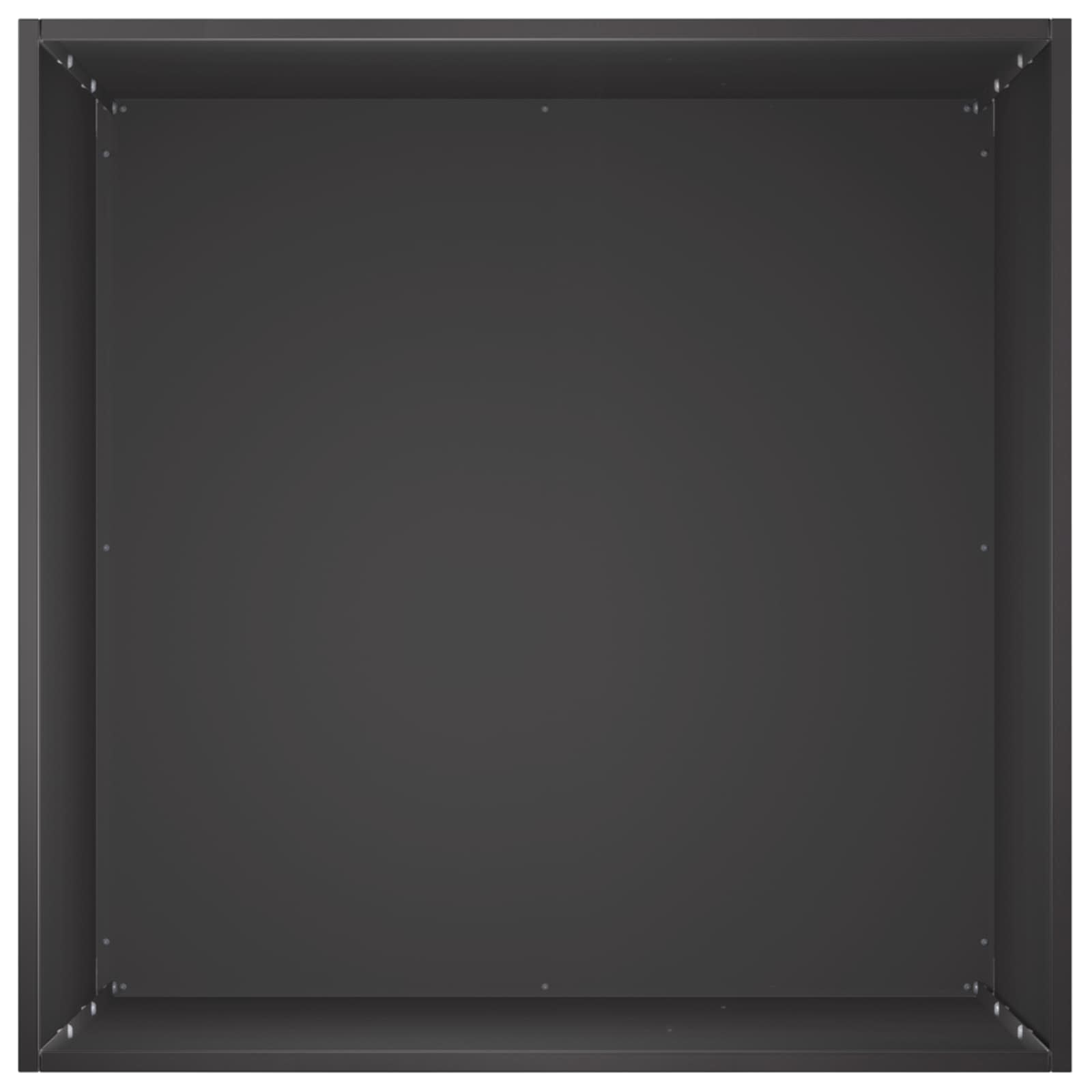 Plantenbak Zwart 40 x 40 x 75 cm Koudgewalst staal
