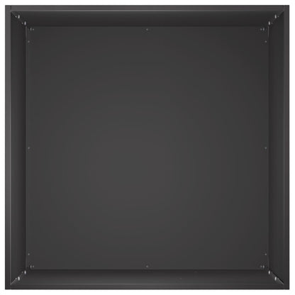 Plantenbak Zwart 40 x 40 x 75 cm Koudgewalst staal