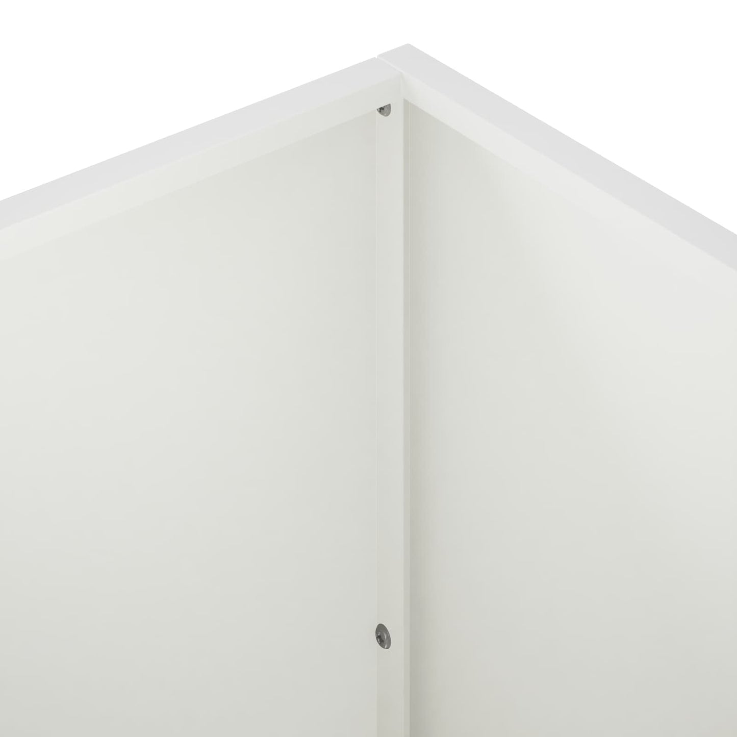 Plantenbak Wit 40 x 40 x 75 cm Koudgewalst staal