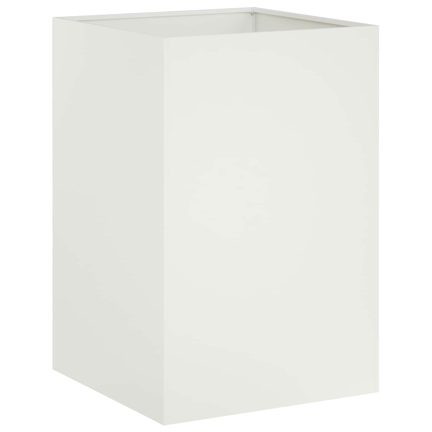 Plantenbak Wit 40 x 40 x 75 cm Koudgewalst staal