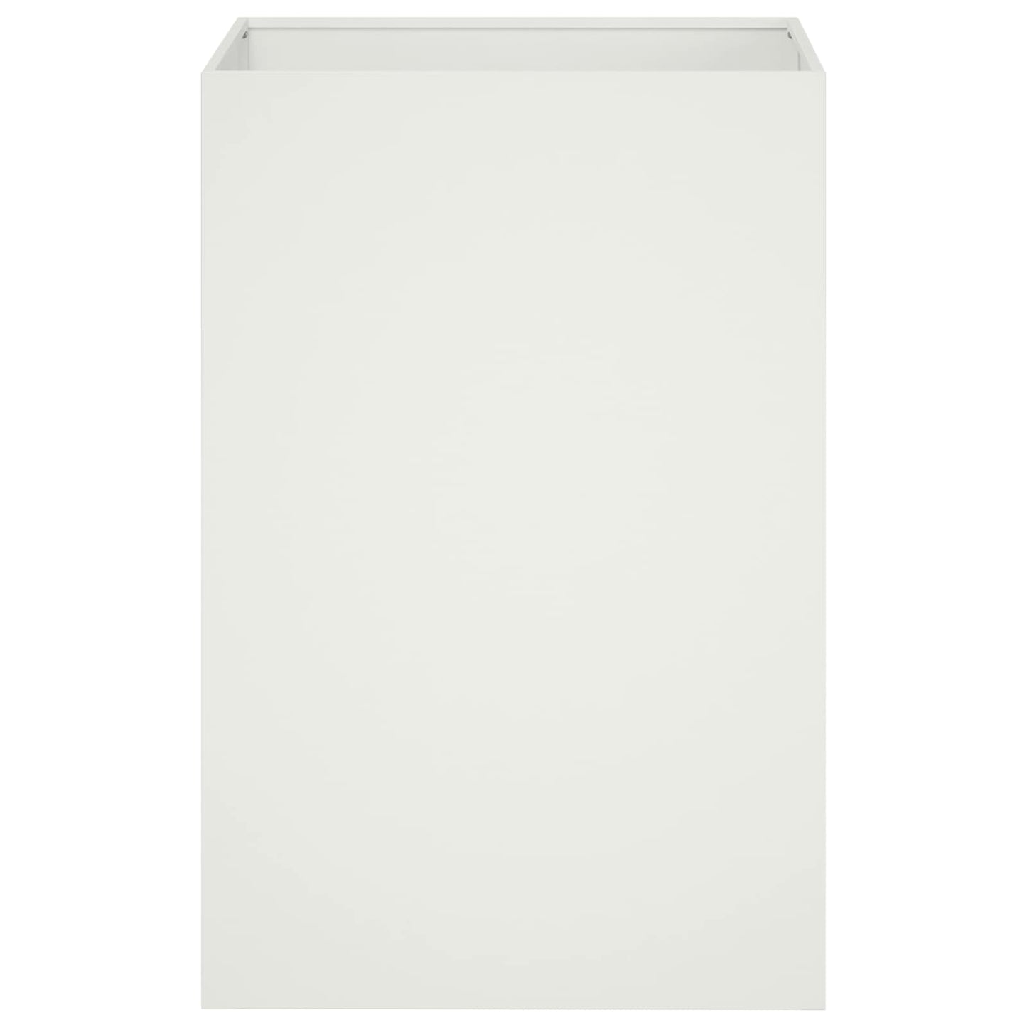 Plantenbak Wit 40 x 40 x 75 cm Koudgewalst staal