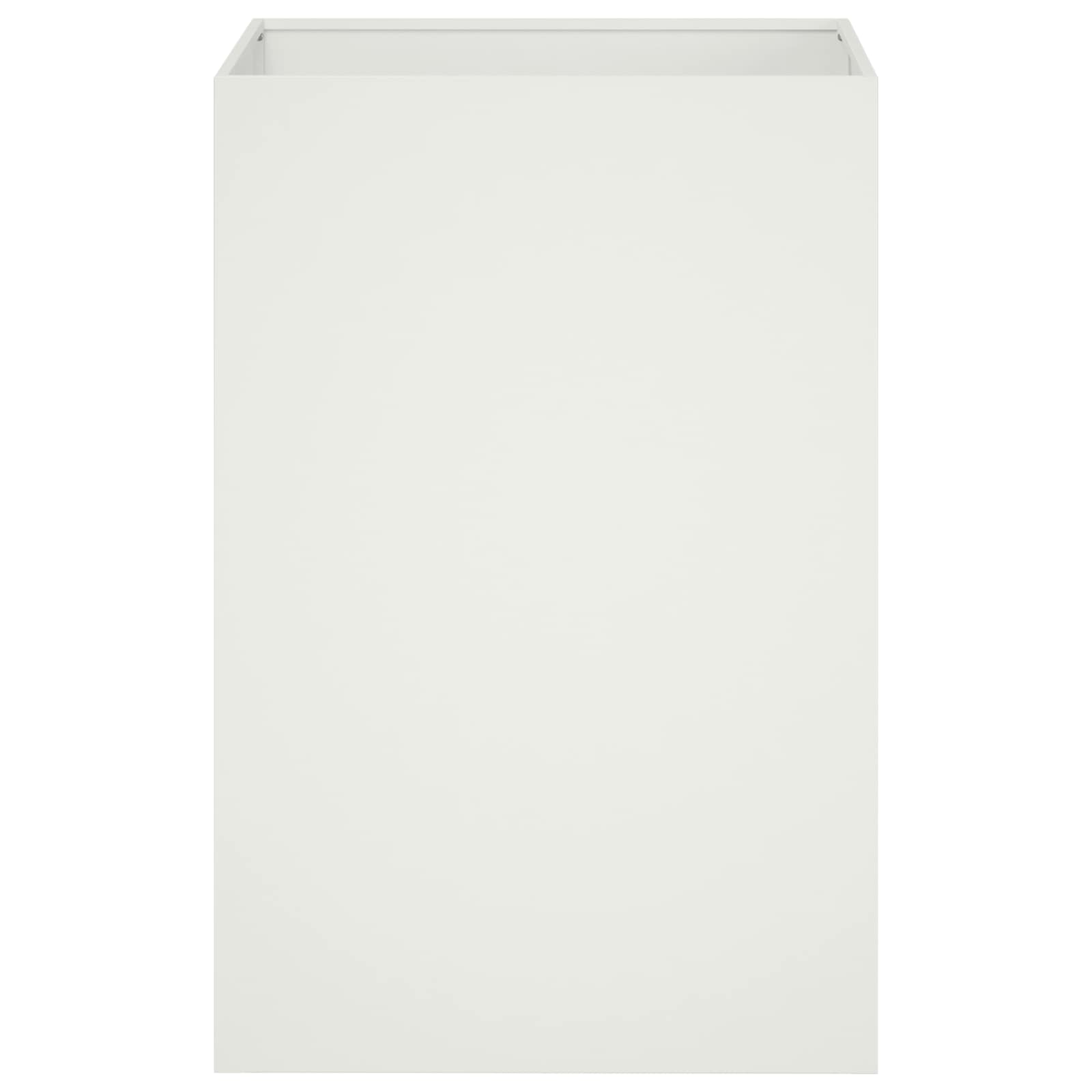 Plantenbak Wit 40 x 40 x 75 cm Koudgewalst staal
