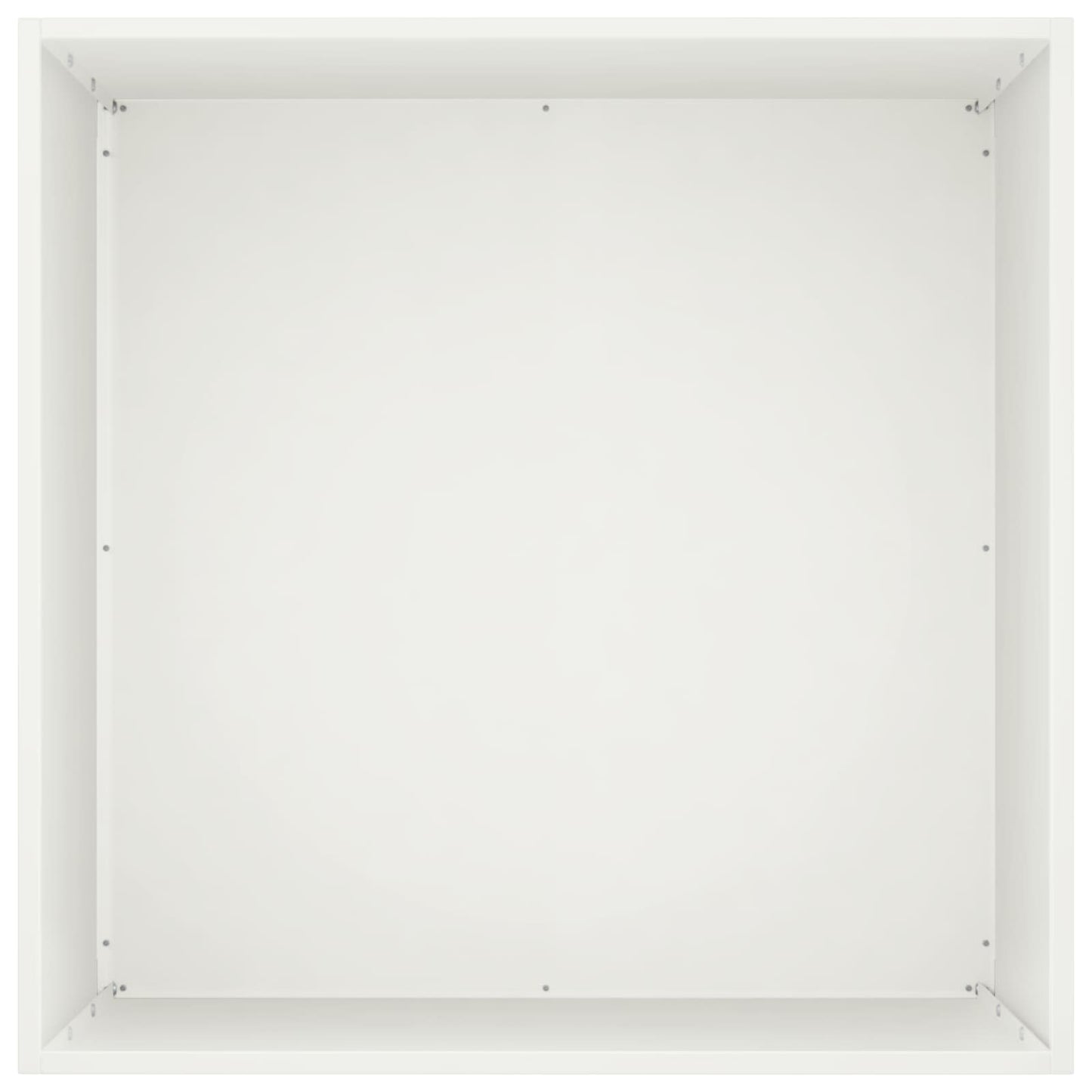 Plantenbak Wit 40 x 40 x 75 cm Koudgewalst staal