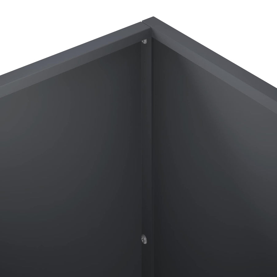 Plantenbak Antraciet 40 x 40 x 75 cm Koudgewalst staal