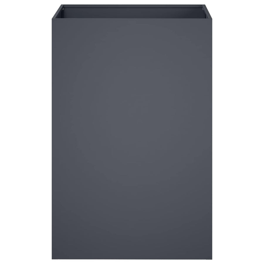 Plantenbak Antraciet 40 x 40 x 75 cm Koudgewalst staal