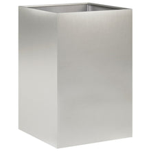 Plantenbak zilver 40 x 40 x 75 cm Roestvrij staal