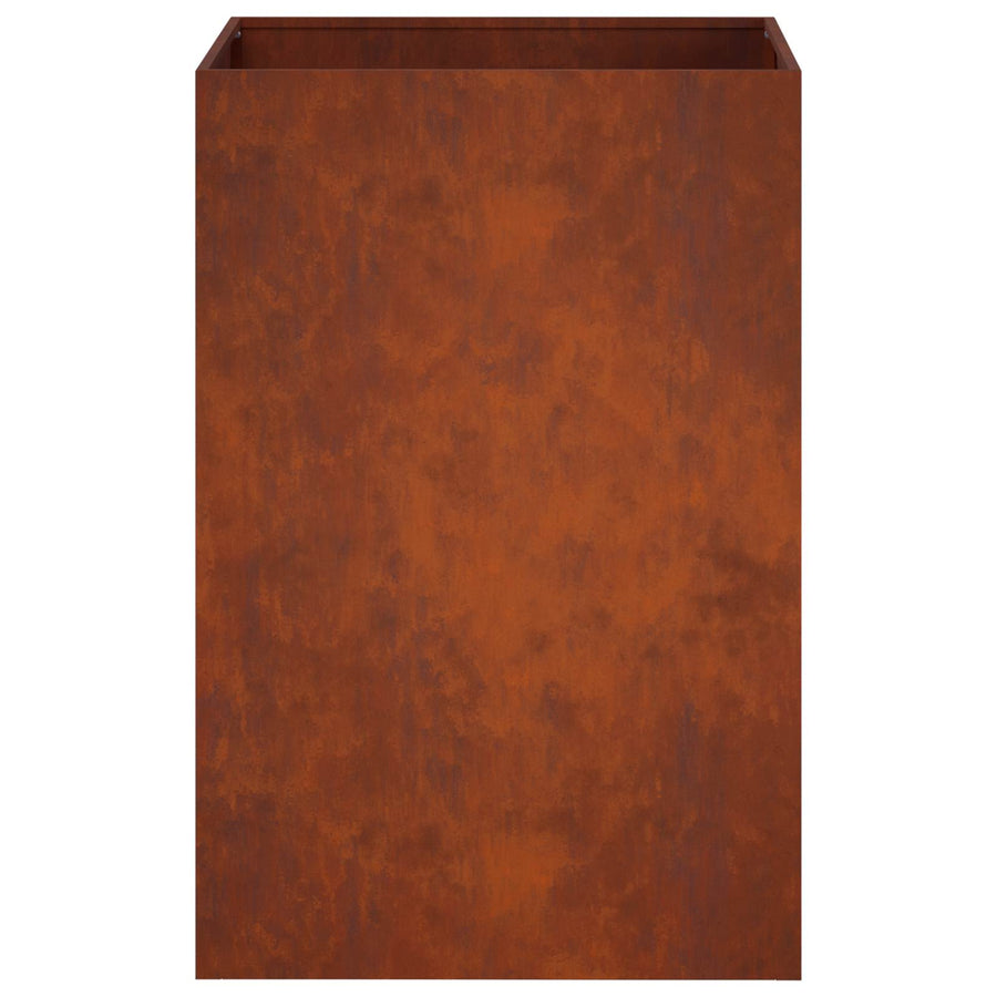 Plantenbak Roestkleurig 40 x 40 x 75 cm weervast staal