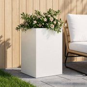 Plantenbak 50x50x75 cm koudgewalst staal wit